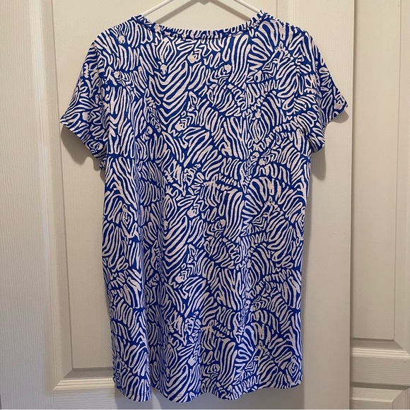 Lilly Pulitzer Etta Scoop Neck Zee Bebe Size XL - Picture 2 of 5